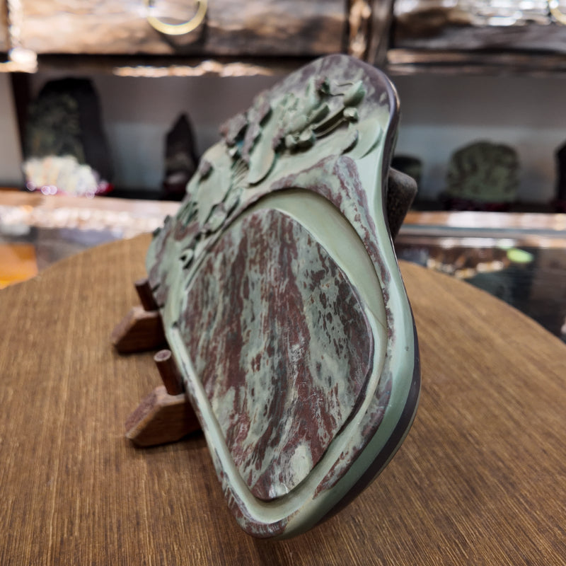 Red Lotus by the Moon