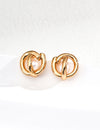 Simple Natural Pearl Earnail Earrings