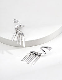 Fashionable Design Sensible Silver Earrings