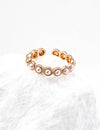 Simple imitation pearl ring