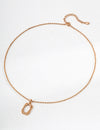 Simple plain silver pendant necklace