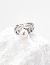 Natural pearl ring