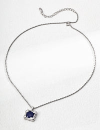Simple and fashionable lapis lazuli necklace pendant
