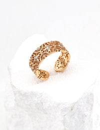 Retro Design Zircon Ring