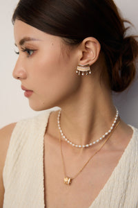 Vintage Zircon Earrings