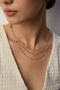 Minimally designed necklace with a sense of simplicity