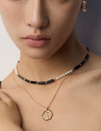 Vintage Snake Year Chinese style necklace