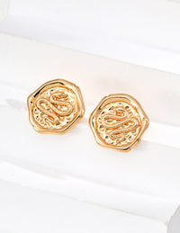 Vintage Snake Year Chinese style earrings