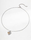 Retro design heart-shaped pendant necklace