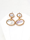 Vintage Mother Shell Earrings